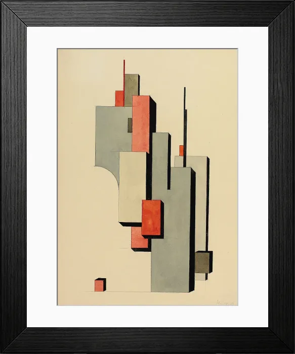 Framed Print : Untitled, 1924. Creator: Nikolay Suetin Framed Print : Untitled, 1924. Creator: Nikolay Suetin