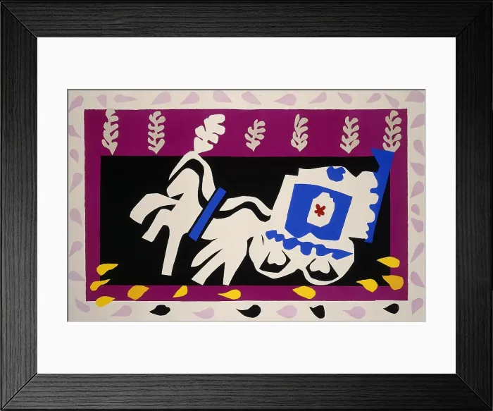 Framed Print : Illustration from the book Jazz, c1947. Creator: Henri Matisse Framed Print : Illustration from the book Jazz, c1947. Creator: Henri Matisse