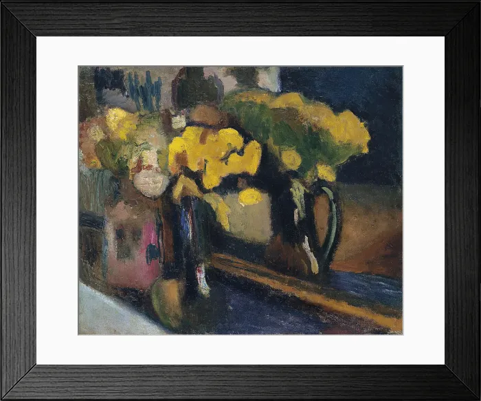 Framed Print : The Yellow Flowers, 1902. Creator: Henri Matisse Framed Print : The Yellow Flowers, 1902. Creator: Henri Matisse