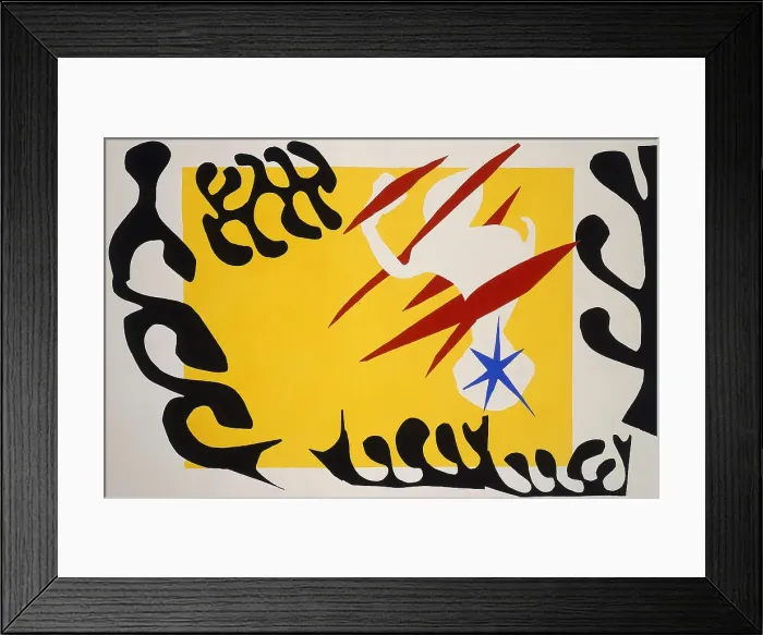 Framed Print : Illustration from the book Jazz, c1947. Creator: Henri Matisse Framed Print : Illustration from the book Jazz, c1947. Creator: Henri Matisse
