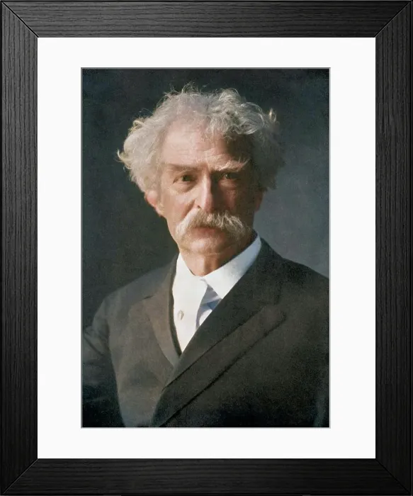 Framed Print : Samuel Langhorne Clemens, American humorist, novelist, writer and lecturer, 1910. Creator: Ernest Herbert Mills Framed Print : Samuel Langhorne Clemens, American humorist, novelist, writer and lecturer, 1910. Creator: Ernest Herbert Mills