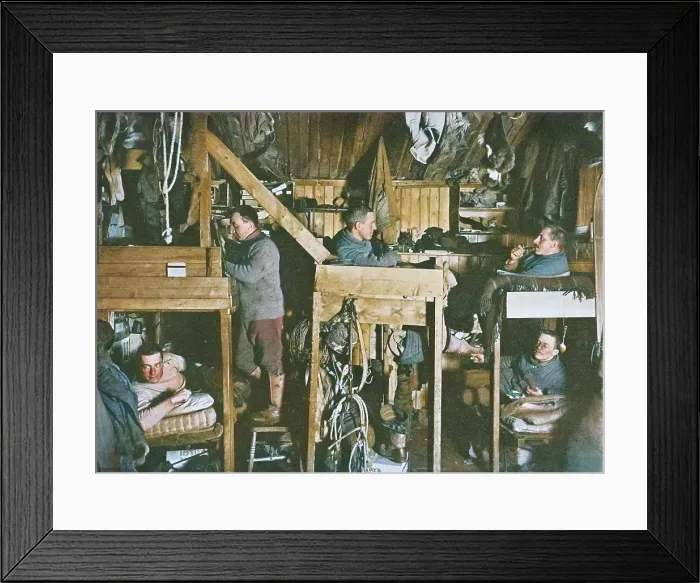 Framed Print : The Tenements (Cherry-Garrard, Bowers, Oates, Meares, Atkinson), 9 October 1911, (1913). Creator: Herbert Ponting. The Tenements (Cherry-Garrard, Bowers, Oates, Meares, Atkinson), 9 October 1911, (1913). Creator: Herbert Ponting Framed Print : The Tenements (Cherry-Garrard, Bowers, Oates, Meares, Atkinson), 9 October 1911, (1913). Creator: Herbert Ponting. The Tenements (Cherry-Garrard, Bowers, Oates, Meares, Atkinson), 9 October 1911, (1913). Creator: Herbert Ponting