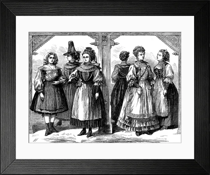 Framed Print : The Vienna Exhibition: at the Carinthian Bier-Halle; at the Swiss Conditorei, 1873. Creator: Unknown Framed Print : The Vienna Exhibition: at the Carinthian Bier-Halle; at the Swiss Conditorei, 1873. Creator: Unknown