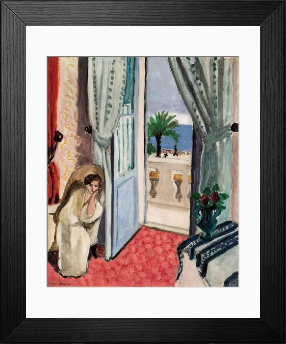 Framed Print : Interior at Nice (Room at the Hotel Mediterranee), ca 1919. Creator: Henri Matisse Framed Print : Interior at Nice (Room at the Hotel Mediterranee), ca 1919. Creator: Henri Matisse