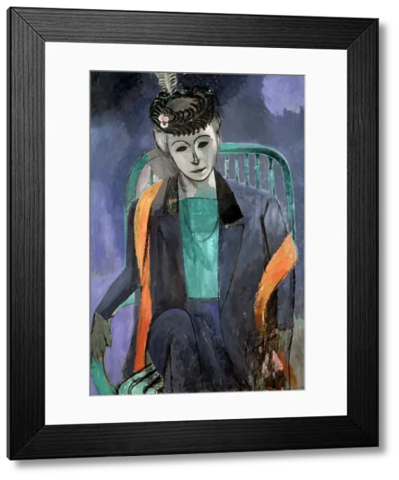 Framed Print : Portrait of the Artist's Wife, 1913. Creator: Henri Matisse. Portrait of the Artist's Wife, 1913. Creator: Henri Matisse Framed Print : Portrait of the Artist's Wife, 1913. Creator: Henri Matisse. Portrait of the Artist's Wife, 1913. Creator: Henri Matisse
