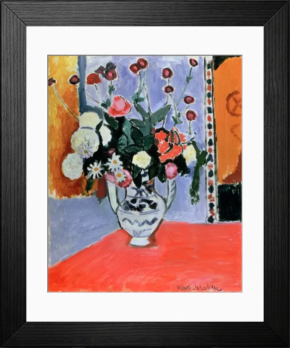 Framed Print : Bunch of Flowers (Vase with two handles), 1907. Creator: Henri Matisse. Bunch of Flowers (Vase with two handles), 1907. Creator: Henri Matisse Framed Print : Bunch of Flowers (Vase with two handles), 1907. Creator: Henri Matisse. Bunch of Flowers (Vase with two handles), 1907. Creator: Henri Matisse