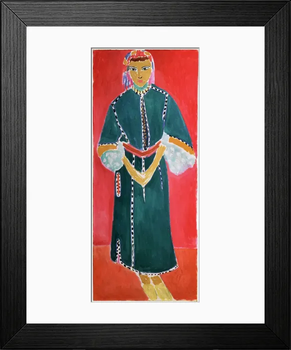 Framed Print : Moroccan Woman (Zorah Standing), 1912. Creator: Henri Matisse. Moroccan Woman (Zorah Standing), 1912. Creator: Henri Matisse Framed Print : Moroccan Woman (Zorah Standing), 1912. Creator: Henri Matisse. Moroccan Woman (Zorah Standing), 1912. Creator: Henri Matisse