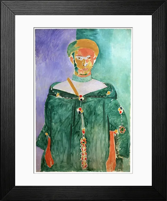 Framed Print : Moroccan in Green, 1912. Creator: Henri Matisse. Moroccan in Green, 1912. Creator: Henri Matisse Framed Print : Moroccan in Green, 1912. Creator: Henri Matisse. Moroccan in Green, 1912. Creator: Henri Matisse
