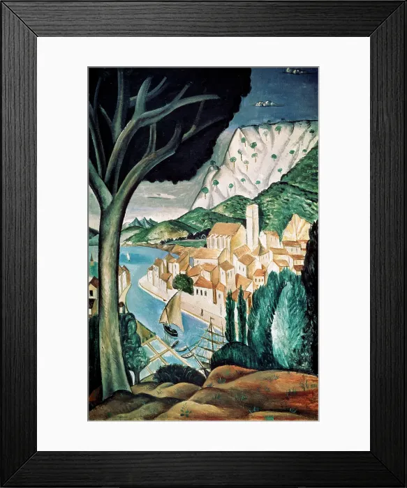 Framed Print : Martigues (Harbour in Provence), 1913. Creator: Andre Derain. Martigues (Harbour in Provence), 1913. Creator: Andre Derain Framed Print : Martigues (Harbour in Provence), 1913. Creator: Andre Derain. Martigues (Harbour in Provence), 1913. Creator: Andre Derain