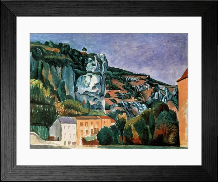 Framed Print : Cliffs, 1912. Creator: Andre Derain. Cliffs, 1912. Creator: Andre Derain Framed Print : Cliffs, 1912. Creator: Andre Derain. Cliffs, 1912. Creator: Andre Derain