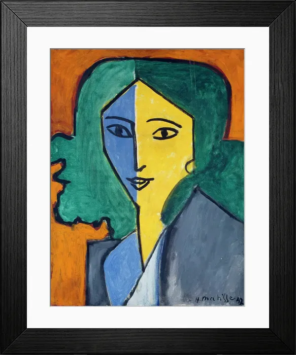Framed Print : Portrait of Lydia Delectorskaya, 1947. Creator: Henri Matisse. Portrait of Lydia Delectorskaya, 1947. Creator: Henri Matisse Framed Print : Portrait of Lydia Delectorskaya, 1947. Creator: Henri Matisse. Portrait of Lydia Delectorskaya, 1947. Creator: Henri Matisse