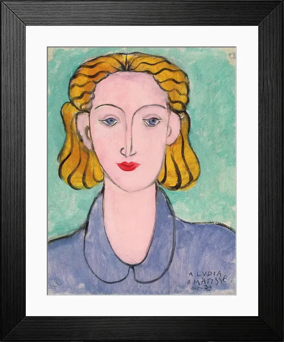 Framed Print : Young Woman in a Blue Blouse, 1939. Creator: Henri Matisse. Young Woman in a Blue Blouse, 1939. Creator: Henri Matisse Framed Print : Young Woman in a Blue Blouse, 1939. Creator: Henri Matisse. Young Woman in a Blue Blouse, 1939. Creator: Henri Matisse
