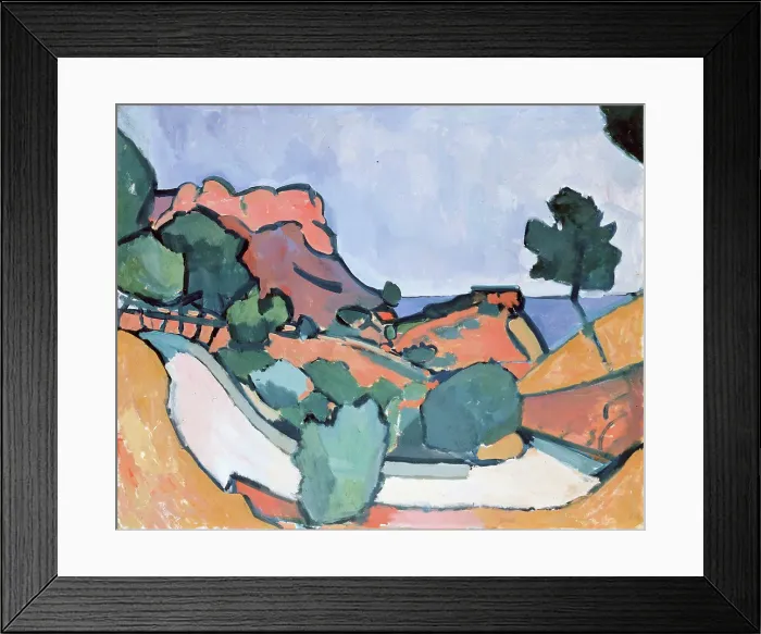 Framed Print : Road in the Mountains, 1907. Creator: Andre Derain Framed Print : Road in the Mountains, 1907. Creator: Andre Derain