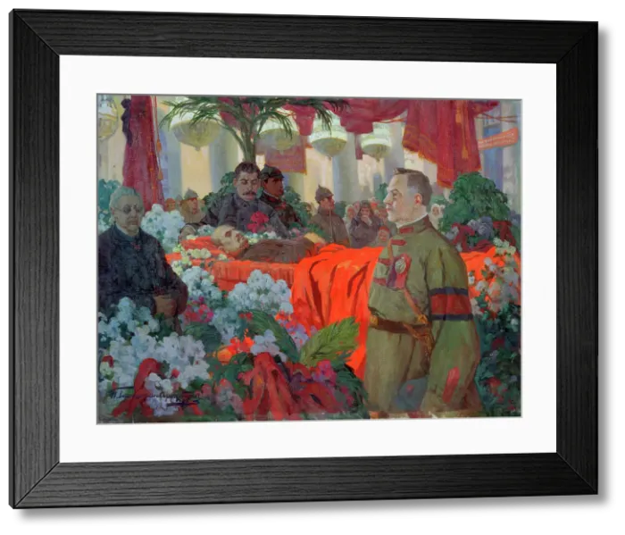 Framed Print : Lenin's Funeral Ceremony, 1924. Creator: Ivan Goryushkin-Sorokopudov. Lenin's Funeral Ceremony, 1924. Creator: Ivan Goryushkin-Sorokopudov Framed Print : Lenin's Funeral Ceremony, 1924. Creator: Ivan Goryushkin-Sorokopudov. Lenin's Funeral Ceremony, 1924. Creator: Ivan Goryushkin-Sorokopudov
