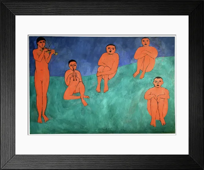 Framed Print : The Music, 1910. Creator: Henri Matisse. The Music, 1910. Creator: Henri Matisse Framed Print : The Music, 1910. Creator: Henri Matisse. The Music, 1910. Creator: Henri Matisse