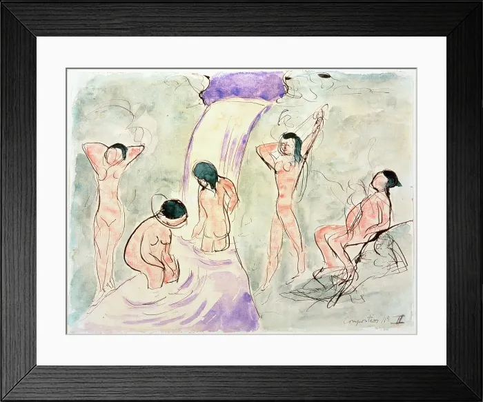 Framed Print : Bathers, c1900s(?). Creator: Henri Matisse. Bathers, c1900s(?). Creator: Henri Matisse Framed Print : Bathers, c1900s(?). Creator: Henri Matisse. Bathers, c1900s(?). Creator: Henri Matisse
