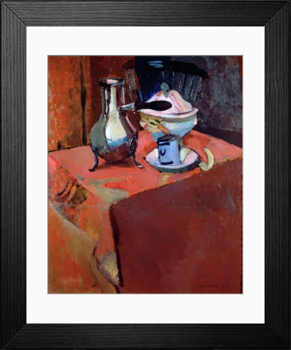 Framed Print : Crockery on a Table, 1900. Creator: Henri Matisse. Crockery on a Table, 1900. Creator: Henri Matisse Framed Print : Crockery on a Table, 1900. Creator: Henri Matisse. Crockery on a Table, 1900. Creator: Henri Matisse