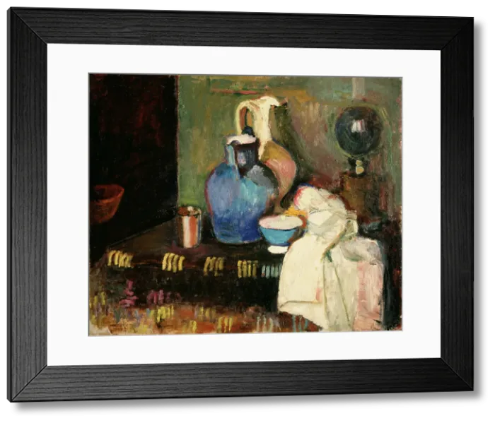 Framed Print : A Blue Jug, 1901-1904. Creator: Henri Matisse. A Blue Jug, 1901-1904. Creator: Henri Matisse Framed Print : A Blue Jug, 1901-1904. Creator: Henri Matisse. A Blue Jug, 1901-1904. Creator: Henri Matisse