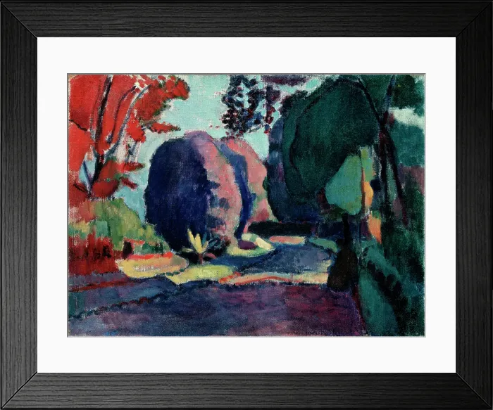 Framed Print : Jardin du Luxembourg, 1901. Creator: Henri Matisse. Jardin du Luxembourg, 1901. Creator: Henri Matisse Framed Print : Jardin du Luxembourg, 1901. Creator: Henri Matisse. Jardin du Luxembourg, 1901. Creator: Henri Matisse