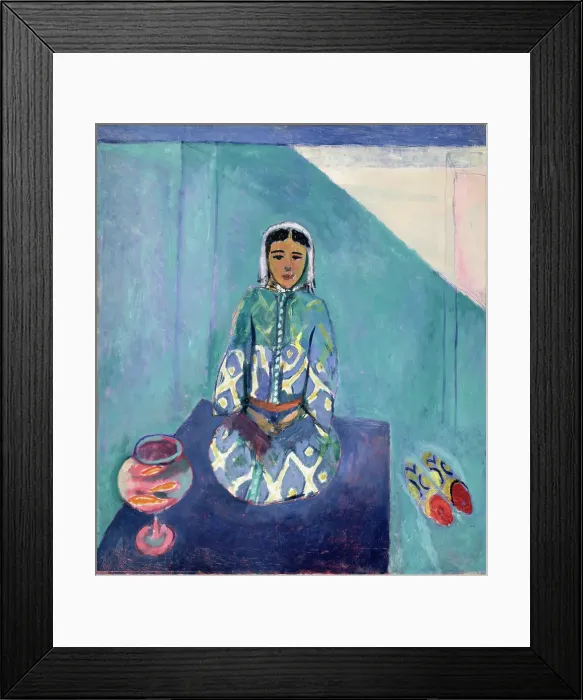 Framed Print : Zorah on the Terrace, (mid part of the Moroccan triptych), 1912-1913. Creator: Henri Matisse. Zorah on the Terrace, (mid part of the Moroccan triptych), 1912-1913. Creator: Henri Matisse Framed Print : Zorah on the Terrace, (mid part of the Moroccan triptych), 1912-1913. Creator: Henri Matisse. Zorah on the Terrace, (mid part of the Moroccan triptych), 1912-1913. Creator: Henri Matisse