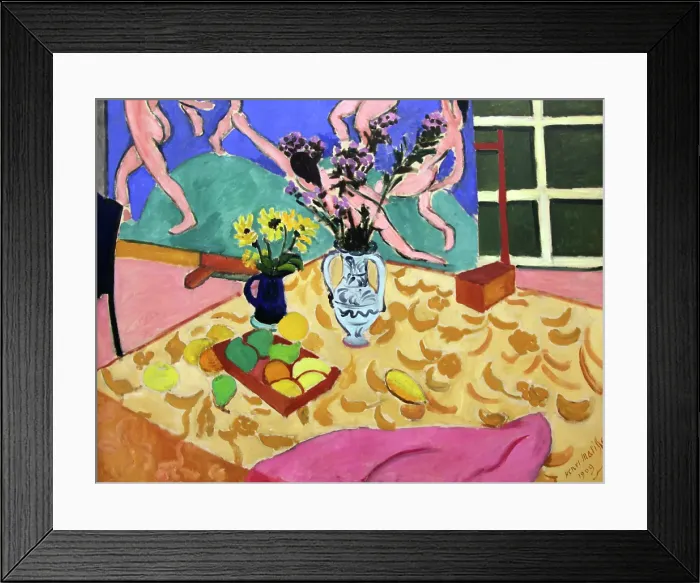 Framed Print : Still Life with The Dance, 1909. Creator: Henri Matisse. Still Life with The Dance, 1909. Creator: Henri Matisse Framed Print : Still Life with The Dance, 1909. Creator: Henri Matisse. Still Life with The Dance, 1909. Creator: Henri Matisse