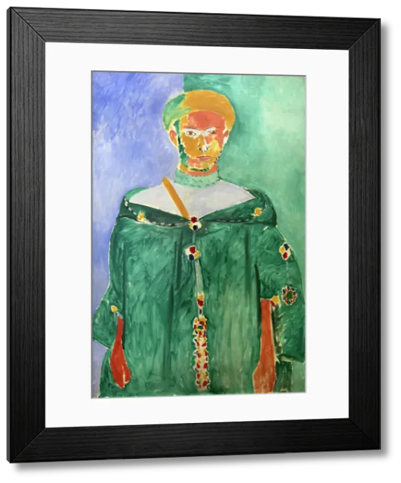 Framed Print : Standing Moroccan in Green (Standing Riffian), 1913. Creator: Henri Matisse. Standing Moroccan in Green (Standing Riffian), 1913. Creator: Henri Matisse Framed Print : Standing Moroccan in Green (Standing Riffian), 1913. Creator: Henri Matisse. Standing Moroccan in Green (Standing Riffian), 1913. Creator: Henri Matisse