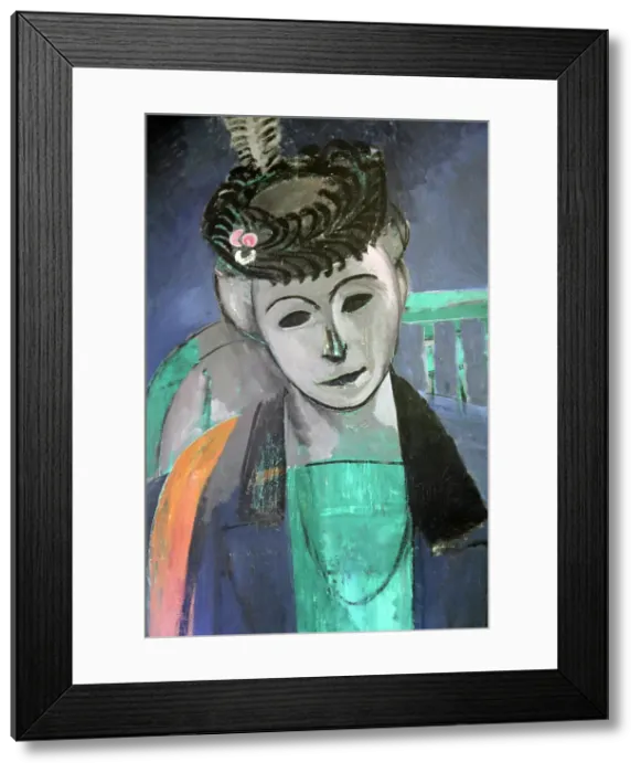 Framed Print : Portrait of the Artist's Wife, 1913. Creator: Henri Matisse. Portrait of the Artist's Wife, 1913. Creator: Henri Matisse Framed Print : Portrait of the Artist's Wife, 1913. Creator: Henri Matisse. Portrait of the Artist's Wife, 1913. Creator: Henri Matisse