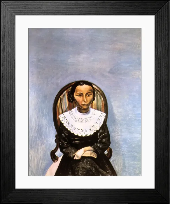Framed Print : Portrait of a Girl in Black, 1913. Creator: Andre Derain. Portrait of a Girl in Black, 1913. Creator: Andre Derain Framed Print : Portrait of a Girl in Black, 1913. Creator: Andre Derain. Portrait of a Girl in Black, 1913. Creator: Andre Derain