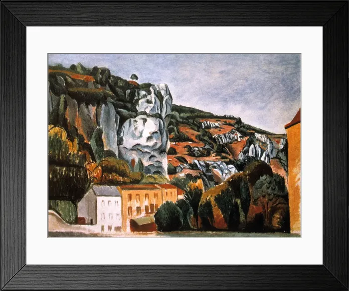 Framed Print : Cliffs, 1912. Creator: Andre Derain. Cliffs, 1912. Creator: Andre Derain Framed Print : Cliffs, 1912. Creator: Andre Derain. Cliffs, 1912. Creator: Andre Derain