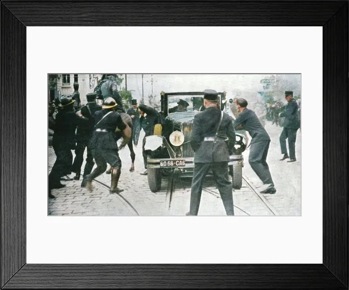 Framed Print : The assassination of Alexander I, King of Yugoslavia, Marseilles, France, 9 October 1934. Creator: Unknown Framed Print : The assassination of Alexander I, King of Yugoslavia, Marseilles, France, 9 October 1934. Creator: Unknown