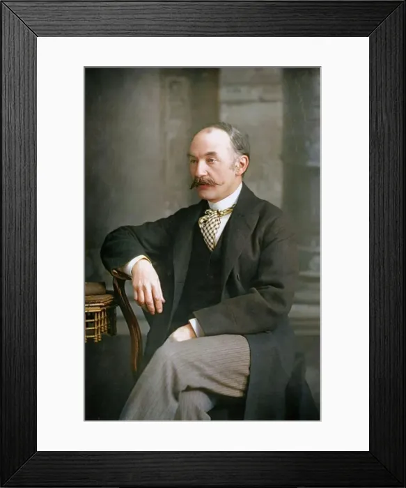 Framed Print : Thomas Hardy, English writer and poet, c1890. Creator: W&D Downey Framed Print : Thomas Hardy, English writer and poet, c1890. Creator: W&D Downey