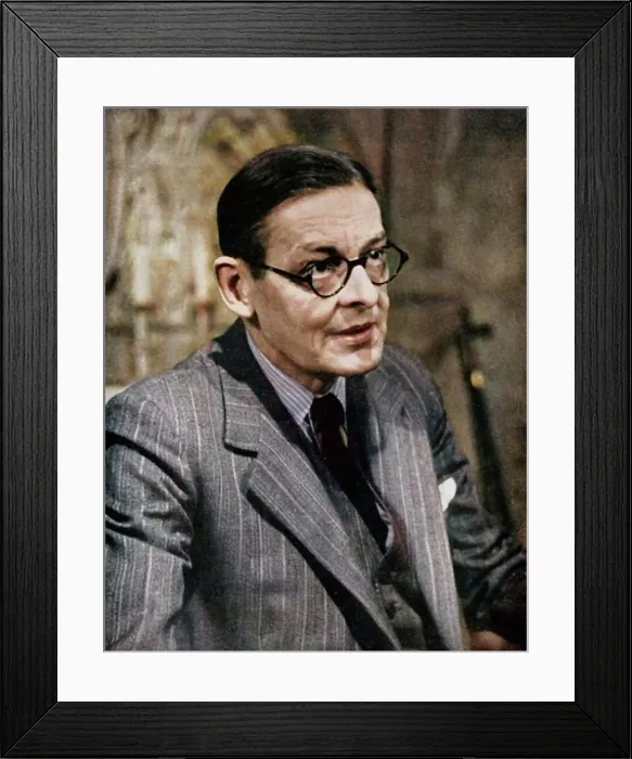 Framed Print : TS Eliot, American-born British poet dramatist and critic, c1950s. Creator: Unknown