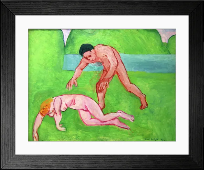 Framed Print : Nymph and Satyr, 1908-1909. Creator: Henri Matisse. Nymph and Satyr, 1908-1909. Creator: Henri Matisse Framed Print : Nymph and Satyr, 1908-1909. Creator: Henri Matisse. Nymph and Satyr, 1908-1909. Creator: Henri Matisse