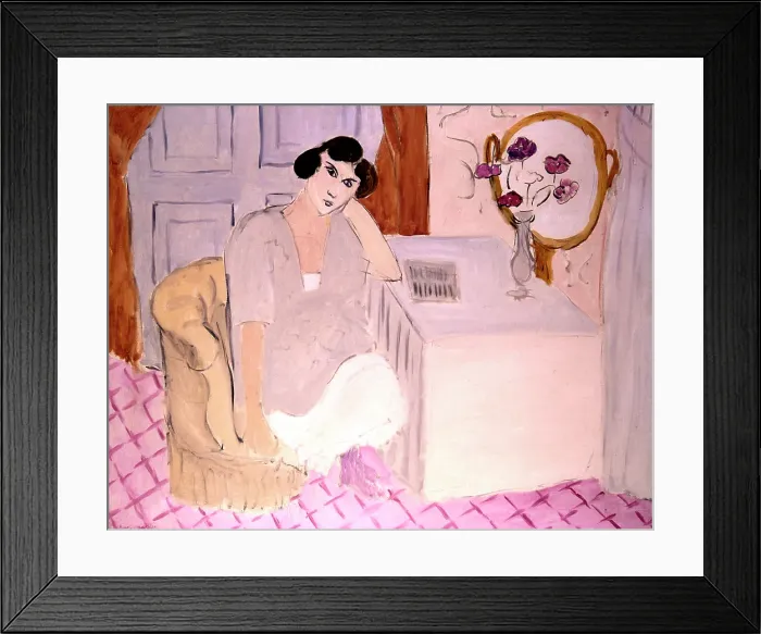 Framed Print : The Inattentive Reader, 1919. Creator: Henri Matisse. The Inattentive Reader, 1919. Creator: Henri Matisse