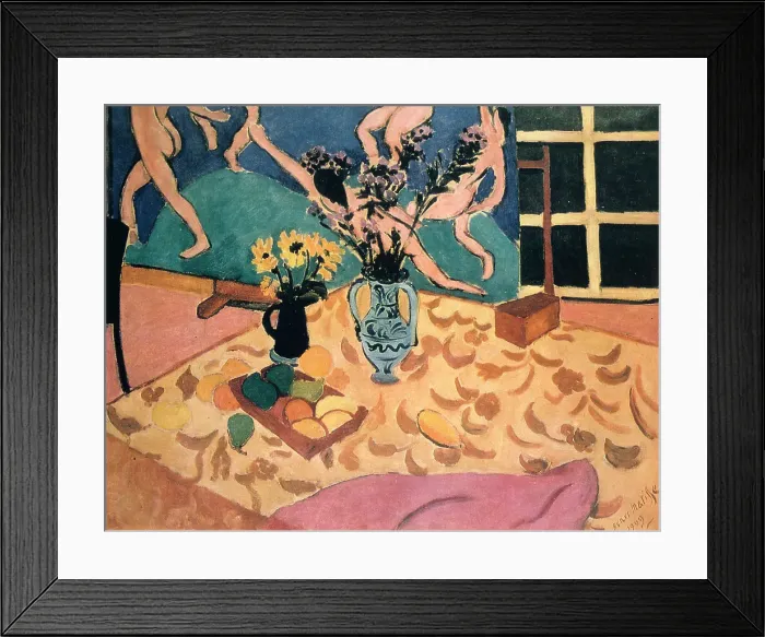 Framed Print : Still Life with The Dance, 1909. Creator: Henri Matisse. Still Life with The Dance, 1909. Creator: Henri Matisse Framed Print : Still Life with The Dance, 1909. Creator: Henri Matisse. Still Life with The Dance, 1909. Creator: Henri Matisse