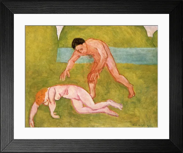 Framed Print : Nymph and Satyr, 1908. Creator: Henri Matisse. Nymph and Satyr, 1908. Creator: Henri Matisse Framed Print : Nymph and Satyr, 1908. Creator: Henri Matisse. Nymph and Satyr, 1908. Creator: Henri Matisse