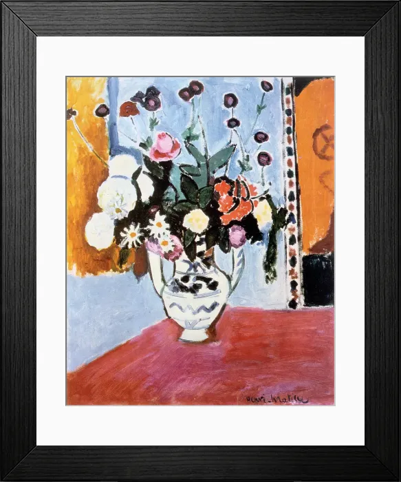 Framed Print : Bouquet, (Vase with Two Handles), 1907. Creator: Henri Matisse. Bouquet, (Vase with Two Handles), 1907. Creator: Henri Matisse Framed Print : Bouquet, (Vase with Two Handles), 1907. Creator: Henri Matisse. Bouquet, (Vase with Two Handles), 1907. Creator: Henri Matisse