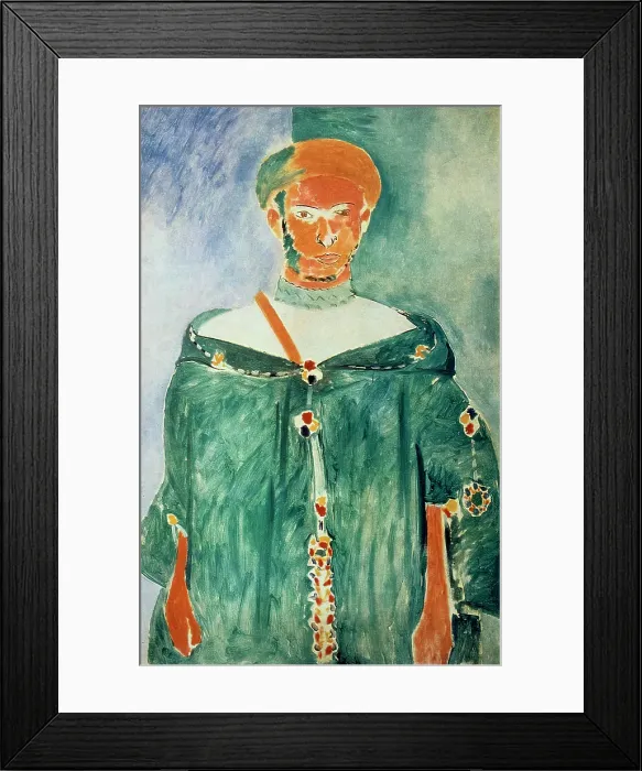 Framed Print : Moroccan in Green, 1912. Creator: Henri Matisse. Moroccan in Green, 1912. Creator: Henri Matisse Framed Print : Moroccan in Green, 1912. Creator: Henri Matisse. Moroccan in Green, 1912. Creator: Henri Matisse