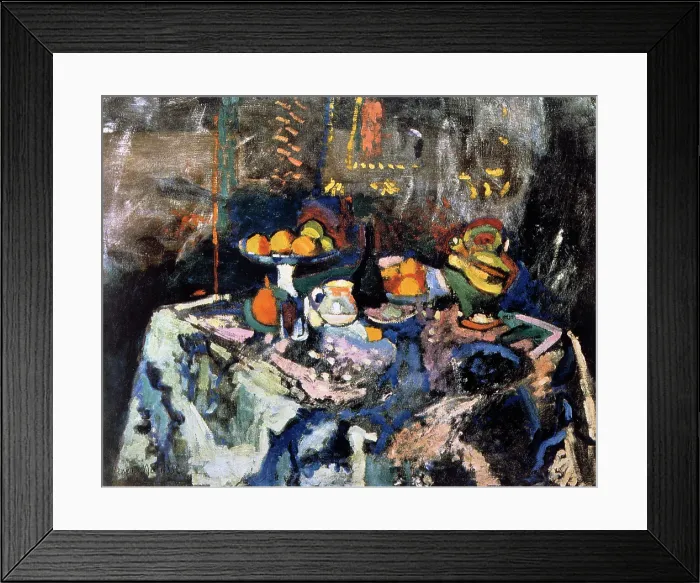 Framed Print : Vase, Bottle and Fruit, c1903-1906. Creator: Henri Matisse. Vase, Bottle and Fruit, c1903-1906. Creator: Henri Matisse Framed Print : Vase, Bottle and Fruit, c1903-1906. Creator: Henri Matisse. Vase, Bottle and Fruit, c1903-1906. Creator: Henri Matisse