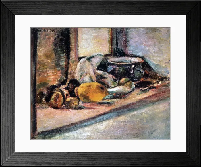 Framed Print : Blue Pot and Lemon, 1897. Creator: Henri Matisse. Blue Pot and Lemon, 1897. Creator: Henri Matisse Framed Print : Blue Pot and Lemon, 1897. Creator: Henri Matisse. Blue Pot and Lemon, 1897. Creator: Henri Matisse