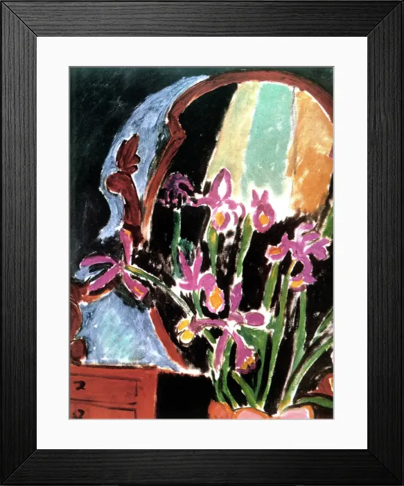 Framed Print : Vase of Irises (detail), 1912. Creator: Henri Matisse. Vase of Irises (detail), 1912. Creator: Henri Matisse Framed Print : Vase of Irises (detail), 1912. Creator: Henri Matisse. Vase of Irises (detail), 1912. Creator: Henri Matisse