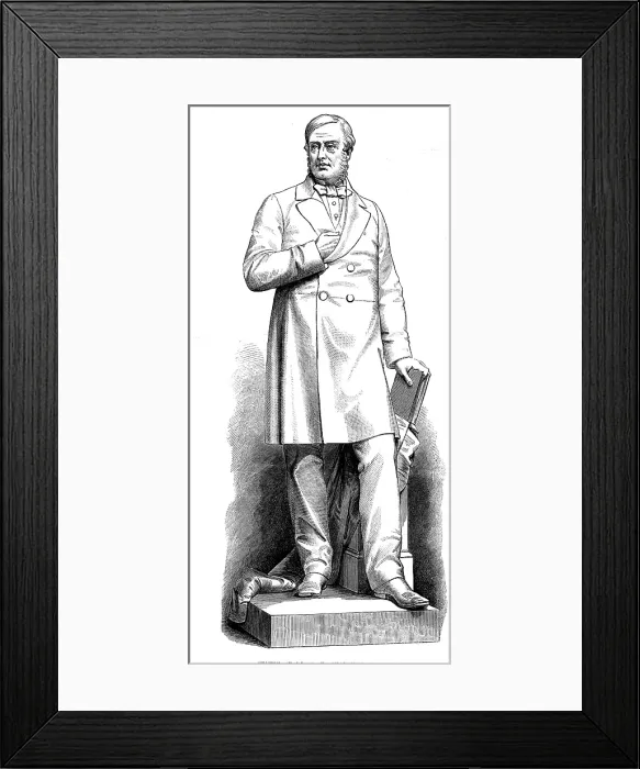 Framed Print : Statue of Dr. S. T. Chadwick, at Bolton, by C. B. Birch, 1873. Creator: Unknown Framed Print : Statue of Dr. S. T. Chadwick, at Bolton, by C. B. Birch, 1873. Creator: Unknown