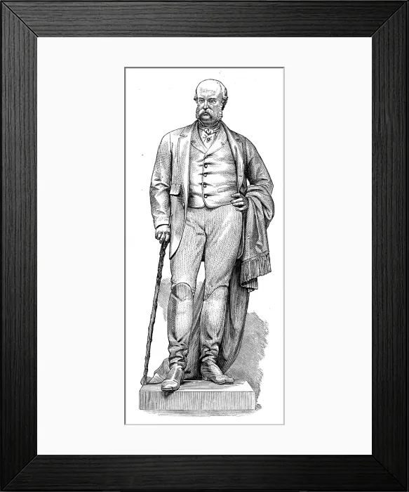 Framed Print : Statue of the Marquis of Downshire, by S. F. Lynn, A.R.H.A. 1873. Creator: Unknown Framed Print : Statue of the Marquis of Downshire, by S. F. Lynn, A.R.H.A. 1873. Creator: Unknown