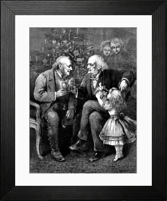 Framed Print : When We Were Boys Together, - drawn by A. Muir, 1873. Creator: William Biscombe Gardner Framed Print : When We Were Boys Together, - drawn by A. Muir, 1873. Creator: William Biscombe Gardner