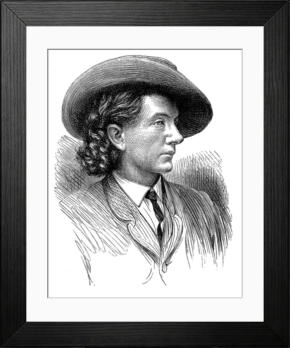 Framed Print : General Washington Ryan, the Cuban Insurgent Leader, 1873. Creator: Unknown Framed Print : General Washington Ryan, the Cuban Insurgent Leader, 1873. Creator: Unknown