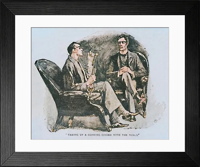 Framed Print : Taking Up A Glowing Cinder With The Tongs, 1892. Creator: Sidney E Paget. Taking Up A Glowing Cinder With The Tongs, 1892. Creator: Sidney E Paget Framed Print : Taking Up A Glowing Cinder With The Tongs, 1892. Creator: Sidney E Paget. Taking Up A Glowing Cinder With The Tongs, 1892. Creator: Sidney E Paget