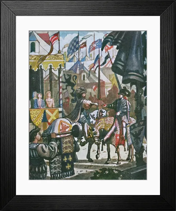 Framed Print : At the Field of the Cloth of Gold, c1934. Creator: Unknown. At the Field of the Cloth of Gold, c1934. Creator: Unknown Framed Print : At the Field of the Cloth of Gold, c1934. Creator: Unknown. At the Field of the Cloth of Gold, c1934. Creator: Unknown