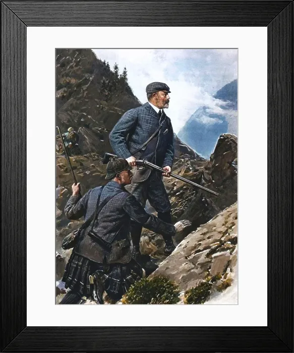 Framed Print : His Majesty King Edward VII, 1901. Creator: Unknown. His Majesty King Edward VII, 1901. Creator: Unknown