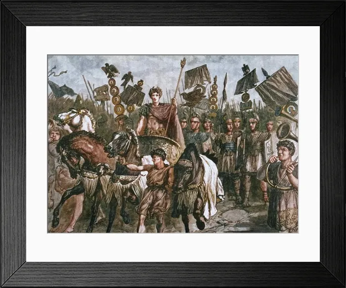Framed Print : A Roman Triumph, 1890. Creator: Unknown. A Roman Triumph, 1890. Creator: Unknown Framed Print : A Roman Triumph, 1890. Creator: Unknown. A Roman Triumph, 1890. Creator: Unknown