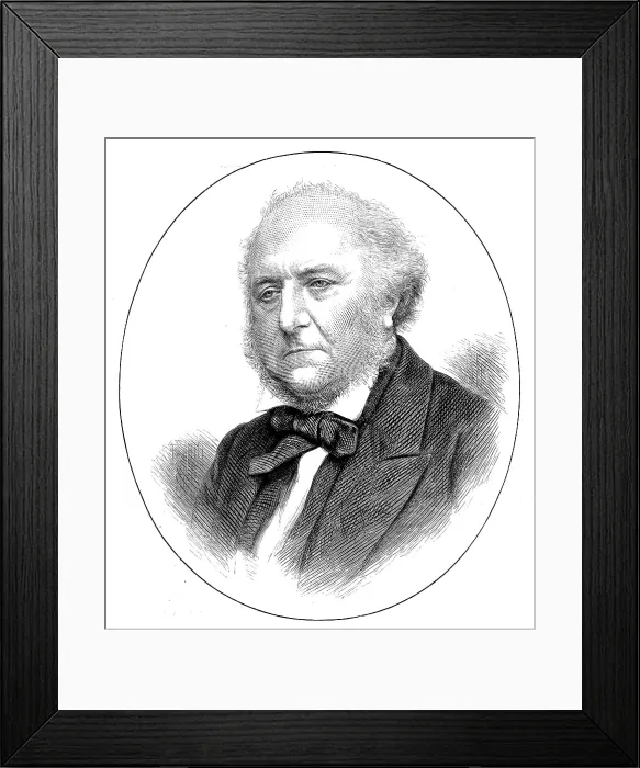 Framed Print : The late Lord Westbury, ex-Lord Chancellor, 1873. Creator: Unknown Framed Print : The late Lord Westbury, ex-Lord Chancellor, 1873. Creator: Unknown